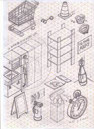 Chaos Sketch On Behance Isometric Art Isometric Drawing Isometric Sketch