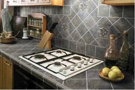 tile countertops kitchen, diy kitchen