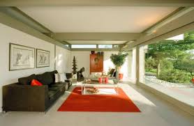 Idee Feng Shui Jardin Deco Zen Salon Contemporain Baie Vitree Desig House Viewing Building A House Architecture