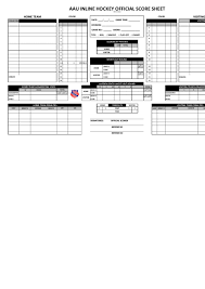 • lancaster, pa ©2008 • www.apbagames.com additional scoresheets available for download at website. Aau Inline Hockey Official Score Sheet Printable Pdf Download