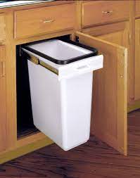Top Mount Slide Out Rails And Pull Handle Attachment Rev A Shelf Trash Can Waste Container