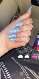 Check out our blue acrylic nails selection for the very best in unique or custom, handmade pieces from our craft supplies & tools shops. Cloud Nail Art Blue Acrylic Nails Pink Acrylic Nails Blue Nails