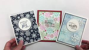 Celebrate the true meaning of christmas. Create Beautiful Christmas Cards With Rubber Stamps Youtube