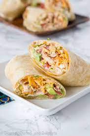Crunchy Southwestern Chicken Wrap Chicken Wraps Chicken Wrap Recipes Southwestern Chicken Wrap