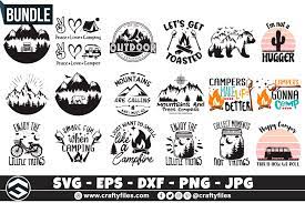 Download Bundle Of Outdoor Svg Camping Svg Adventure And Mountains Svg Crafty Files