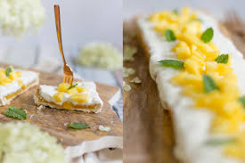 Fur Sonnige Sommertage Mango Tarte Mit Frischer Minze Und Joghurt Limetten Creme Alles Und Anderes