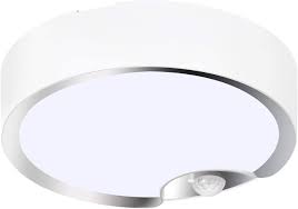 These lights use individual sensors meant to detect physical movement around when it comes to motion sensor lights, there are several types, based on the kind of motion sensor used for the making of the lighting fixture. Toowell Motion Sensor Ceiling Light Battery Operated Indoor Outdoor Led Ceiling Lights For Hallway Laundry Stairs Garage Bathroom 300lm White Photocell Sensor On Off Upgrade Amazon Com