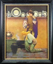 Lady Violetta And The Knave Maxfield Parrish Maxfield Parrish Vintage Art Art