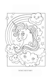 enchanting unicorn and mermaid coloring pages home faith family