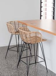 Anna Kitchen Stool Indoor Furniture Kitchen Stool Rattan Industrial Metal Satara Australia Kitchen Stools Kitchen Bar Stools Wicker Counter Stools