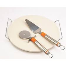 Alva Pizza Stone With Lifter Cutter Buy Online In South Africa Takealot Com In 2020 Pizza Stone Cutter Alva