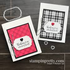 Hey everyone, below are the three cards from this week's facebook learn how to make an easy christmas card using the tidings of christmas suite from stampin' up! Simple Saturday Plaid Tidings Card Ideas Stampin Pretty