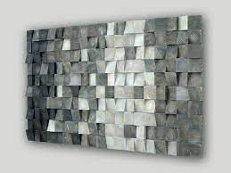 3d Wood Wall Art Mosaic Wall Hanging Wood Block Wall Art Etsy Wood Wall Decor 3d Wall Art Wood Wall Sculpture