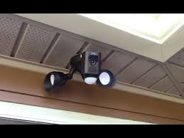 Installing ring's floodlight cam is similar to the procedure with most other floodlights: Ring Floodlight Cam Hack Mounting Horizontal Under An Eave Or Overhang Youtube
