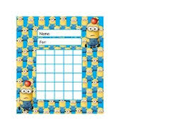 despicable me minion behavior rewards sticker by at stuff