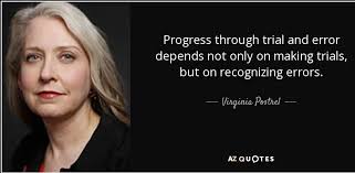 What is the role of failure in scientific progress?