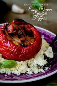 A stuffed clam, known colloquially as a stuffie, is generally bread stuffing mixed with chopped to the bread crumbs add the dried parsley, dried basil, dried red pepper seeds, garlic powder, and black pepper. Easy Vegan Stuffed Peppers Vegan Vegetarian Gluten Free Delicious Everyday
