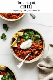 Instant Pot Vegan Chili Recipe In 2020 Vegan Chili Chia Recipe Vegan Chili Recipe