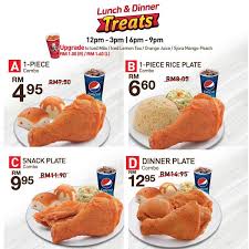 Kfc breakfast menu and price malaysia 2017 témájú fotók. Kfcmalaysia On Twitter Good News Kfc Lovers With Kfc Lunch Dinner Treats You Can Get Any Of These Sogood Meals At A Great Price Http T Co Qq4owssngs