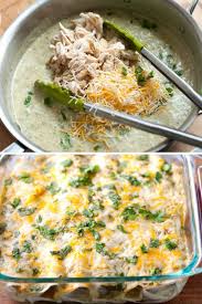 Easy Salsa Verde Chicken Enchiladas Recipe Chicken Enchilada Recipe Salsa Verde Chicken Enchiladas Chicken Enchiladas