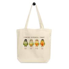 Conure Ripeness Chart Cotton Tote Bag