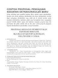 Surat permohonan domisili sekolah , surat keterangan melaksanakan tugas , surat pemberitahuan Contoh Proposal Pengajuan Kegiatan Ektrakurikuler Baru