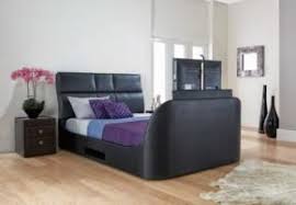 Cosmos King Size Tv Bed Frame With Led Tv Retail Furniture Furniture King Size Divan Bed