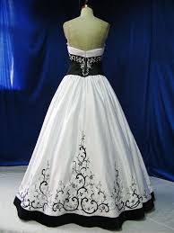 Black And Blue Wedding Dress Black And White Wedding Dress Available In Every Color Black Wedding Dresses White Wedding Dresses Blue Wedding Dresses