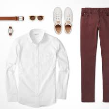 What if i'm wearing this shirt with purple in it, will it clash with this green striped tie? the easiest way to wear. Men S Outfit Guide The Fundamentals Of Great Casual Outfits Batch