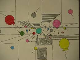 Birds Eye View Drawing Of A Bedroom For Kids Birds Eye View One Point Perspective Elementary Art Perspective Art Art Education Resources