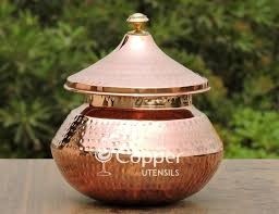 copper biryani handi copper cookware