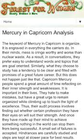 Mercury In Capricorn Birth Chart Analysis Birth Chart Astrology Birth Chart