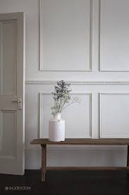 Adding picture frame moulding is a quick and relatively inexpensive way to add architectural interest to a room. A Simple London Home Lark Linen Picture Frame Molding Wainscoting Styles Wall Molding