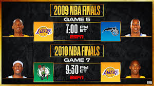 Spain and speaks candidly of its adversity. Nba On Twitter Kobe Wins His 4th And 5th Lakers Championships Tonight On Espn 2009 Nba Finals Game 5 7 00pm Et 2010 Nba Finals Game 7 9 30pm Et Https T Co L1kjzqzoik
