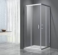 OEM ODM Tempered Glass Bathroom Sliding Door Aluminum Alloy Shower Enclosure