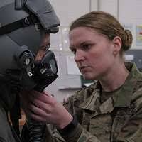 U.S. Air Force Airman 1st Class Kayla Highsmith, a