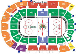 arena seating chart everett silvertips