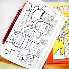 With all of the wonderful artists out there creating their works to share for free with the world, i thought it would be. Postcards Coloring Book For Adults Moms And Crafters