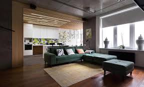 Bright red furniture strikes a dramatic pose against snowy walls and floors in a montreal loft. Concrete Roams From The Walls To The Ceiling Dark Walnut Parquet With Light Streaks Define This Modern And Independent Apartment Caandesign Architecture And Home Design Blog
