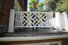There are composite railings, aluminum railings, iron railings, stainless steel railings, wood deck railings, vinyl railings and many other different deck railing designs. Building A Chinese Chippendale Balustrade Thisiscarpentry