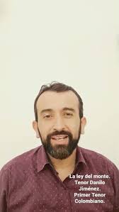 Tenor Colombiano Danilo Jiménez