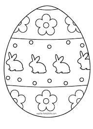 Very easy coloring page of an easter egg. Easter Basket Coloring Pages Egg Colouring Page Template Home Coloring Easter Eggs Easter Egg Coloring Pages Easter Egg Template Coloring Home