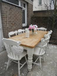 shabby chic kitchen chairs