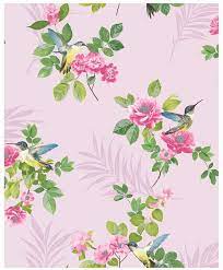 Fine Decor 20 5 In 2021 Glitter Wallpaper Floral Wallpaper Botanical Wallpaper