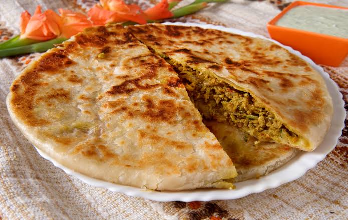 Chicken Mince Kulcha
