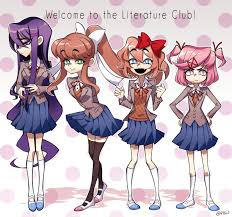 Pin By E B On Anime Literature Club Anime Video Game Characters