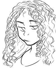 How To Draw Curly Hair Google Search Curly Hair Drawing Curly Hair Styles Drawings