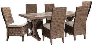Beachcroft outdoor dining table and 6 chairs. Beachcroft Outdoor Dining Table And 6 Chairs P791 601 3 625 Outdoor Dining Groups Tate Furniture