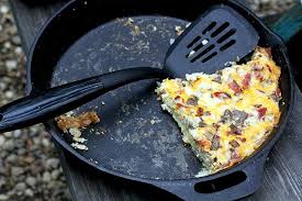 Camping Recipes Breakfast Pizza The Kitchen Magpie Camping Recipes Breakfast Camping Desserts Camp Cooking Recipes