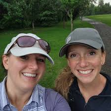 Twilight golf with this gem of a human! And some little furry friends too.  They politely moved so we could tee off though....